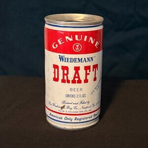 Wiedemann Draft vintage Beer can